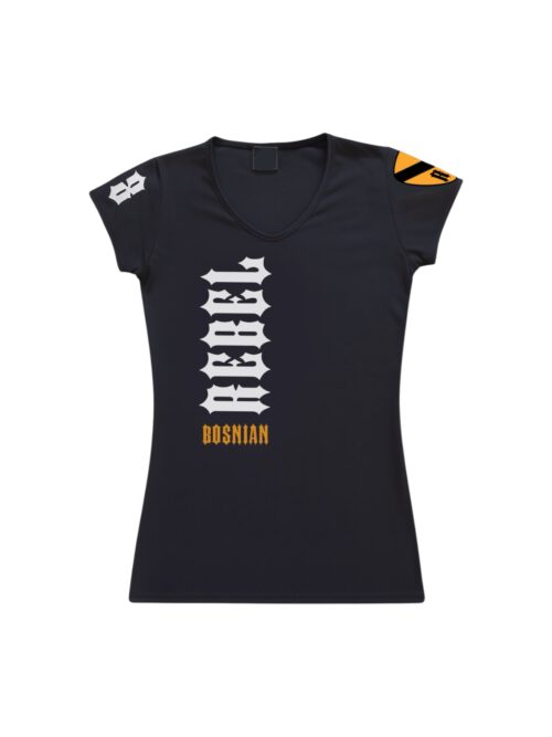 Bosnian Rebel - Black T-Shirt long for Ladies